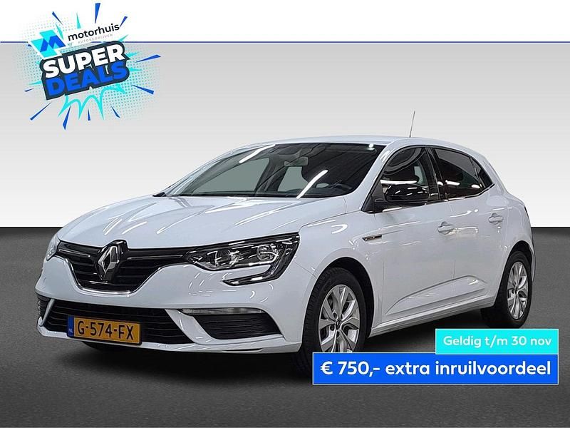 Wit Gebruikt 2019 Renault Mégane IV LIMITED Hatchback | € 10.795 (Eerlijke prijs) - Afbeelding 1/4