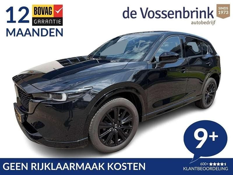 Zwart Gebruikt 2023 Mazda CX-5 Homura-Line SUV | € 39.950 (Eerlijke prijs) - Afbeelding 1/4