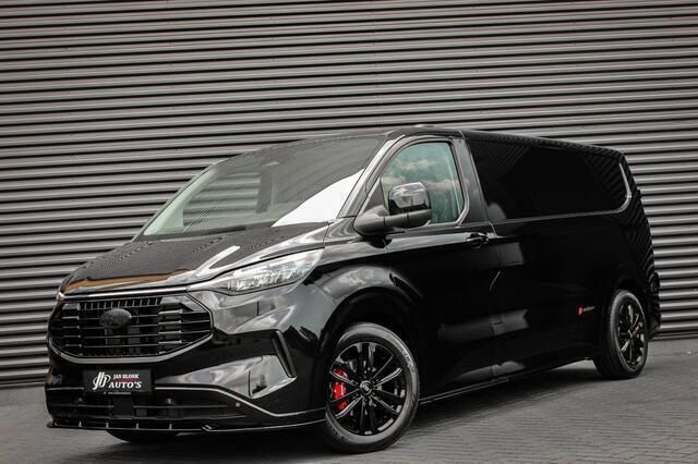 Zwart Nieuw 2024 Ford Transit Custom Limited Van | € 41.945 (Eerlijke prijs) - Afbeelding 1/4