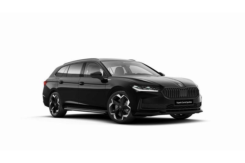 Ebony black Nieuw 2025 Skoda Superb Business Line Stationwagen | € 55.003 - Afbeelding 1/4