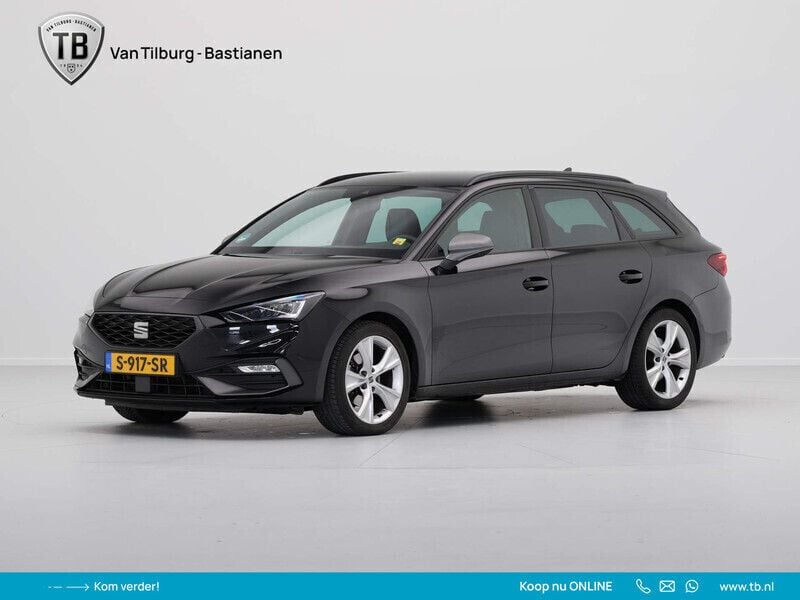 Zwart Gebruikt 2023 Seat Leon FR Stationwagen | € 21.335 (Eerlijke prijs) - Afbeelding 1/4