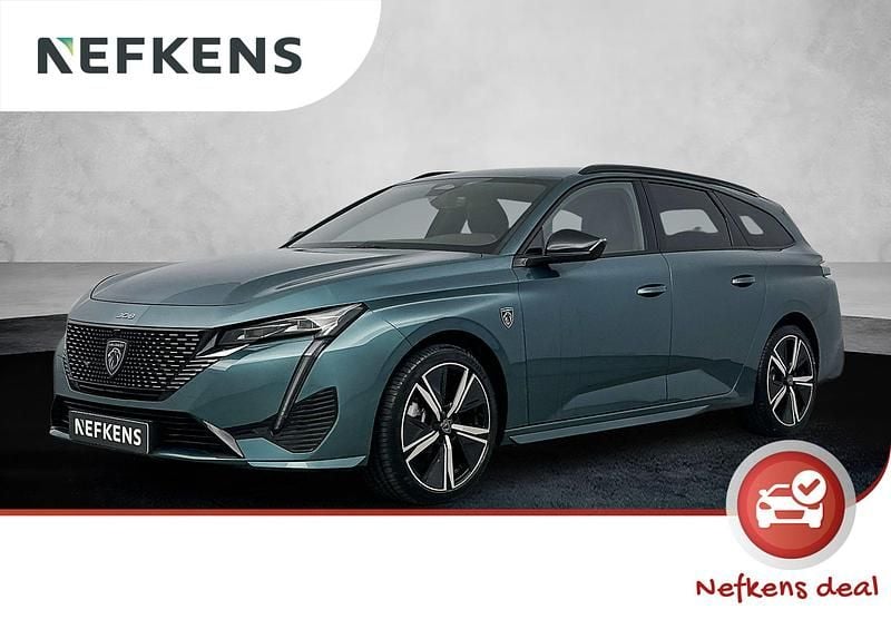 Blauw Nieuw 2025 Peugeot 308 SW GT Stationwagen | € 34.495 (Super prijs) - Afbeelding 1/4