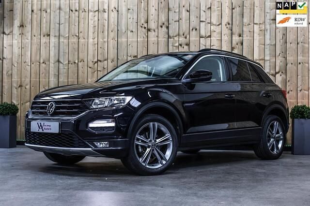 Zwart Gebruikt 2021 VW T-Roc Style SUV | € 23.500 (Super prijs) - Afbeelding 1/4