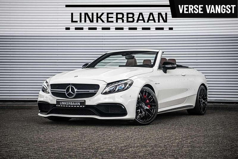 Wit Gebruikt 2017 Mercedes C63 AMG AMG Cabriolet | € 54.945 - Afbeelding 1/3