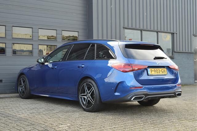 Occasion Mercedes C180 AMG line 170 PK (125 kW) 2022 Blauw Stationwagen