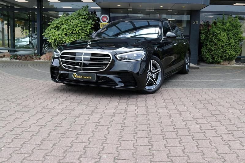 Zwart Gebruikt 2022 Mercedes S580 AMG line Sedan | € 106.500 (Super prijs) - Afbeelding 1/4