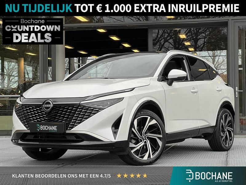 Wit Gebruikt 2025 Nissan Qashqai Tekna+ SUV | € 40.695 (Eerlijke prijs) - Afbeelding 1/4