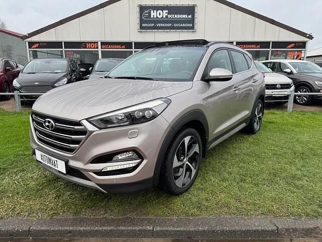 Grijs Gebruikt 2017 Hyundai Tucson Premium SUV | € 18.950 (Goede deal) - Afbeelding 1/4