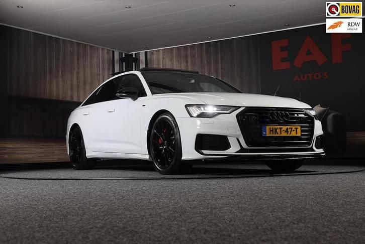 Wit Occasion 2023 Audi A6 S-Line Sedan | € 49.950 (Eerlijke prijs) - Afbeelding 1/3
