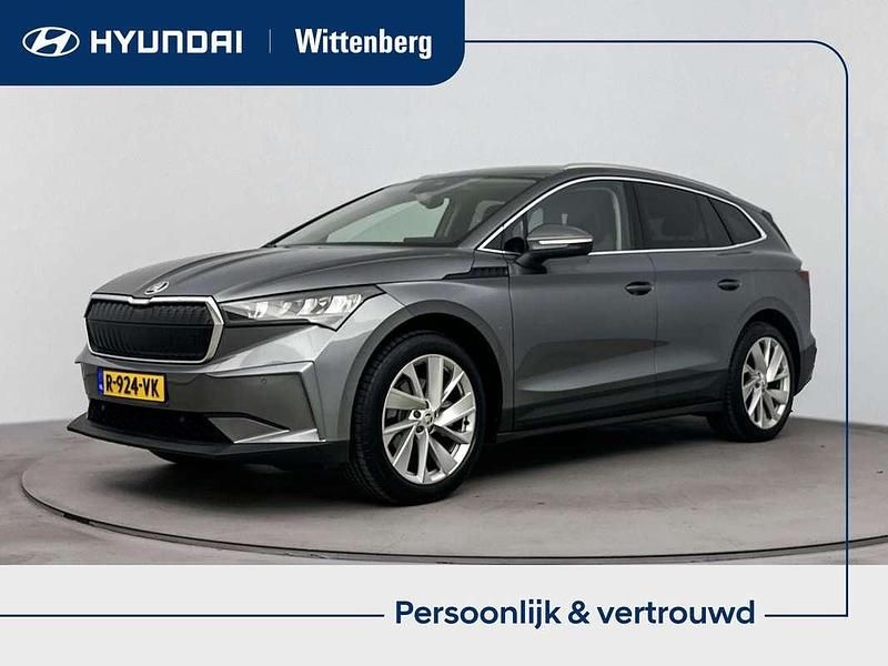 Grijs Gebruikt 2022 Skoda Enyaq iV SUV | € 32.900 (Goede deal) - Afbeelding 1/3