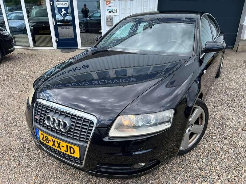 Zwart Gebruikt 2007 Audi A6 Proline Sedan | € 4.990 (Eerlijke prijs) - Afbeelding 1/4