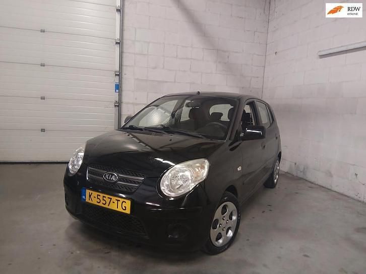 Zwart Occasion 2008 Kia Picanto First Edition Hatchback | € 1.950 (Goede deal) - Afbeelding 1/4