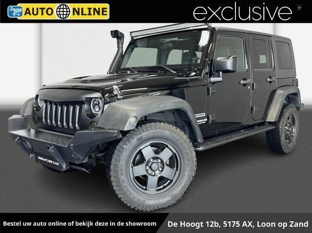 Zwart Gebruikt 2010 Jeep Wrangler Unlimited SUV | € 26.950 (Goede deal) - Afbeelding 1/4