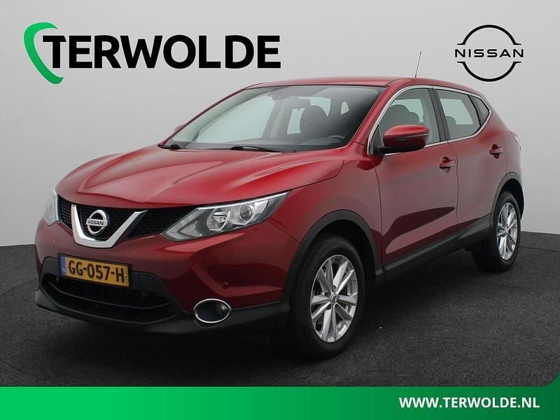 Rood Occasion 2015 Nissan Qashqai Acenta SUV | € 13.945 (Eerlijke prijs) - Afbeelding 1/4