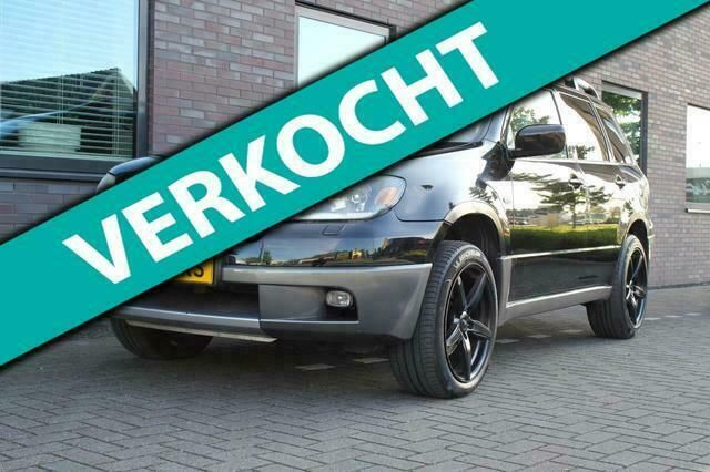 Occasion Mitsubishi Outlander Intro Edition 161 PK (118 kW) 2003 Zwart SUV