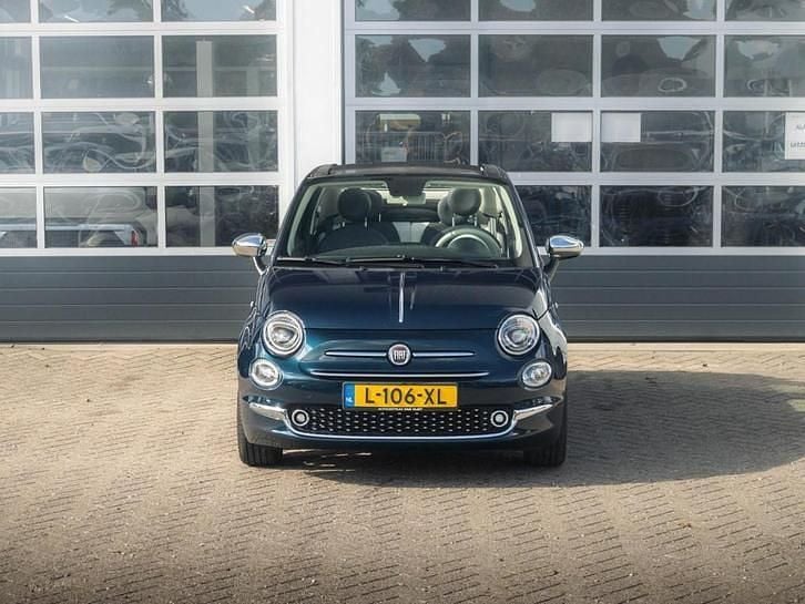 Occasion Fiat 500C Comfort 69 PK (50 kW) 2021 Blauw, metallic lak Cabriolet