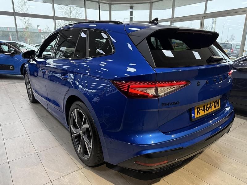 Occasion Skoda Enyaq iV SportLine 150 kW (204 PK) 2022 Blauw SUV