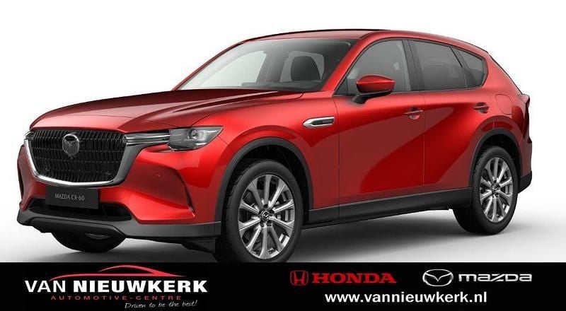 Rood Nieuw 2025 Mazda CX-60 Exclusive-Line SUV | € 52.400 (Super prijs) - Afbeelding 1/4