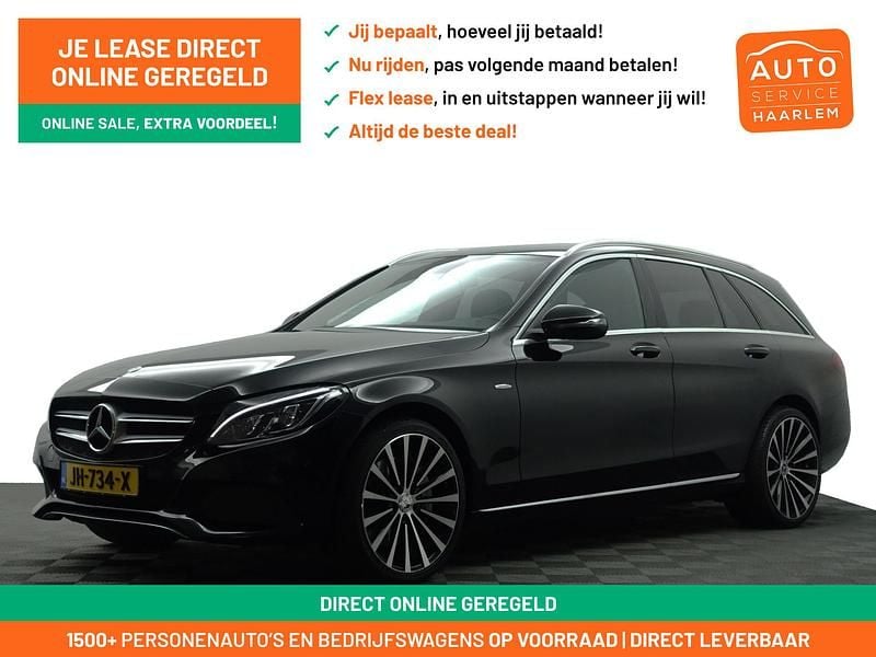 Zwart metallic Gebruikt 2015 Mercedes C350 Prestige Stationwagen | € 16.900 (Goede deal) - Afbeelding 1/4