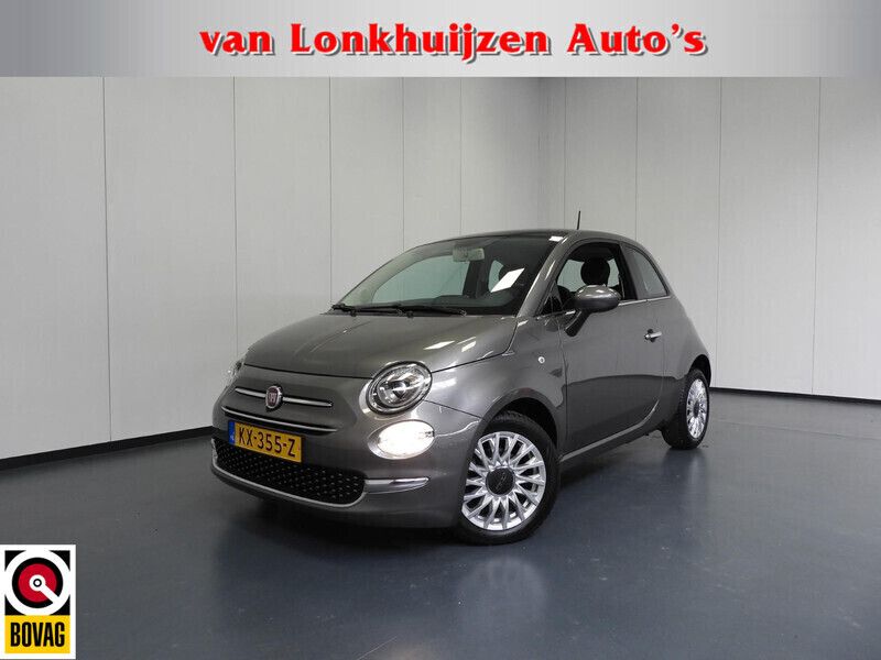 Grijs Gebruikt 2016 Fiat 500 Lounge Hatchback | € 12.340 (Eerlijke prijs) - Afbeelding 1/4