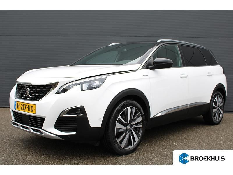 Wit Occasion 2020 Peugeot 5008 GT-line SUV | € 21.895 (Iets duurder) - Afbeelding 1/4