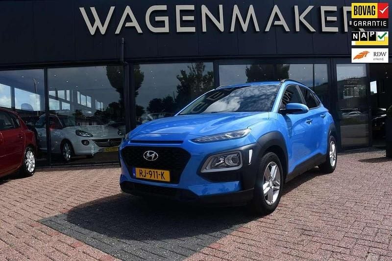 Blauw, metallic lak Gebruikt 2018 Hyundai Kona Comfort SUV | € 11.450 (Eerlijke prijs) - Afbeelding 1/4
