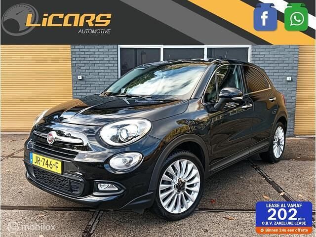 Zwart Gebruikt 2016 Fiat 500X Lounge SUV | € 11.999 (Super prijs) - Afbeelding 1/4