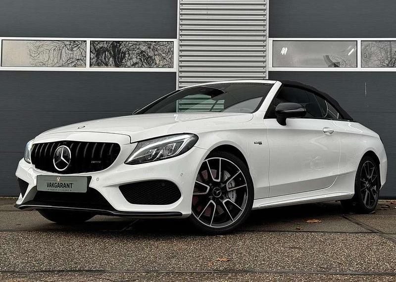 Wit Occasion 2017 Mercedes C43 AMG AMG Cabriolet | € 37.950 (Eerlijke prijs) - Afbeelding 1/4