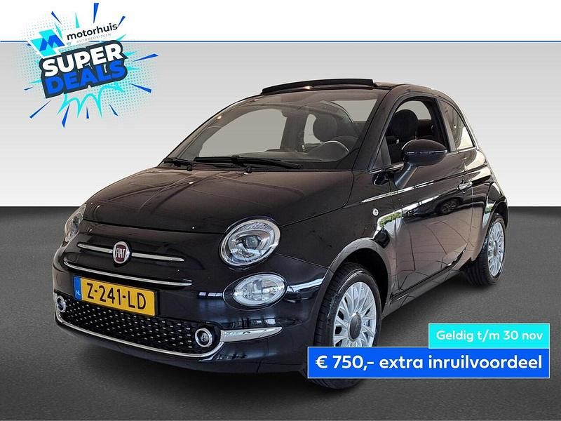Zwart Gebruikt 2024 Fiat 500C Dolcevita Cabriolet | € 17.245 (Eerlijke prijs) - Afbeelding 1/4