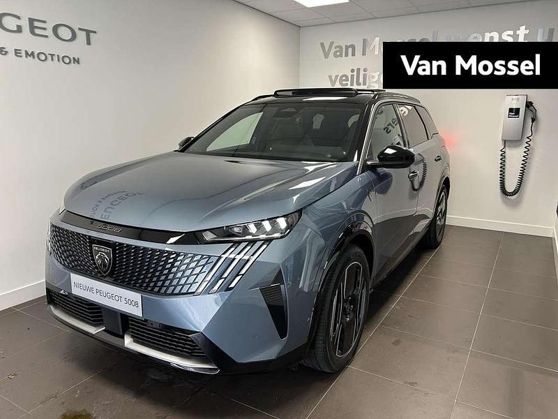 Blauw, metallic lak Nieuw 2025 Peugeot e-5008 GTi SUV | € 57.940 (Duur) - Afbeelding 1/4