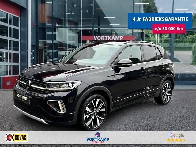 Zwart Nieuw 2026 VW T-Cross R-line SUV | € 39.999 (Iets duurder) - Afbeelding 1/4