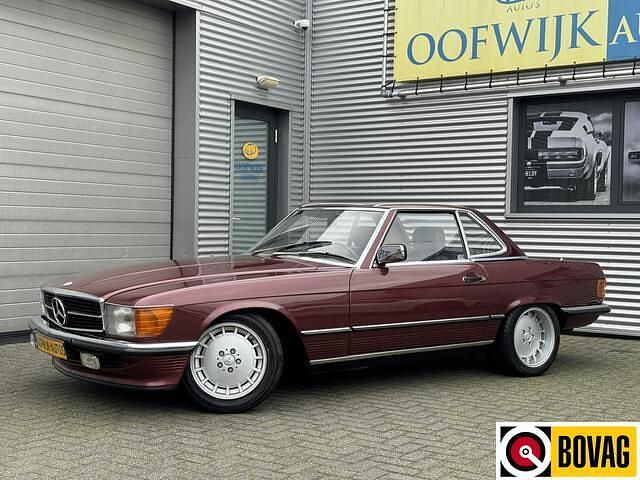 Rood Gebruikt 1988 Mercedes SL300 | € 39.950 - Afbeelding 1/4
