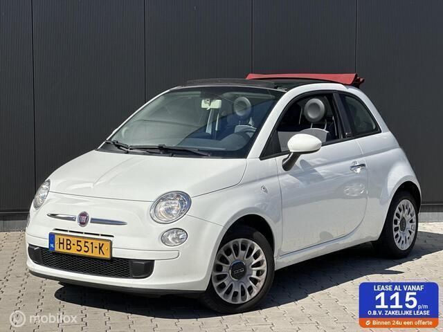 Wit Gebruikt 2015 Fiat 500C Pop Cabriolet | € 6.998 (Goede deal) - Afbeelding 1/4