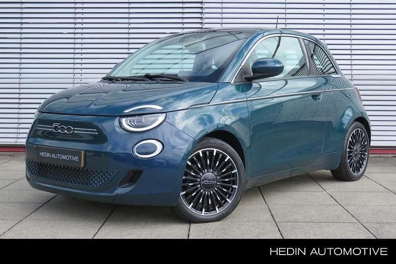 Groen Gebruikt 2021 Fiat 500e La Prima Hatchback | € 19.945 (Eerlijke prijs) - Afbeelding 1/4
