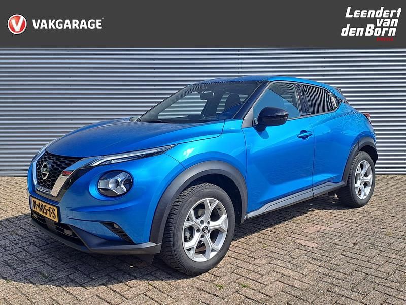 Blauw Gebruikt 2021 Nissan Juke N-Connecta SUV | € 20.995 (Eerlijke prijs) - Afbeelding 1/4
