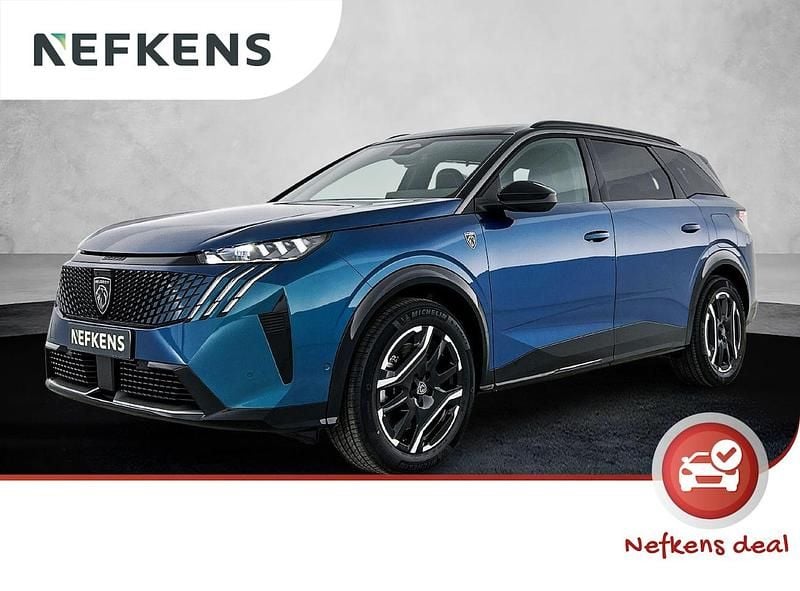 Blauw Nieuw 2025 Peugeot e-5008 Avantage SUV | € 52.935 (Eerlijke prijs) - Afbeelding 1/4