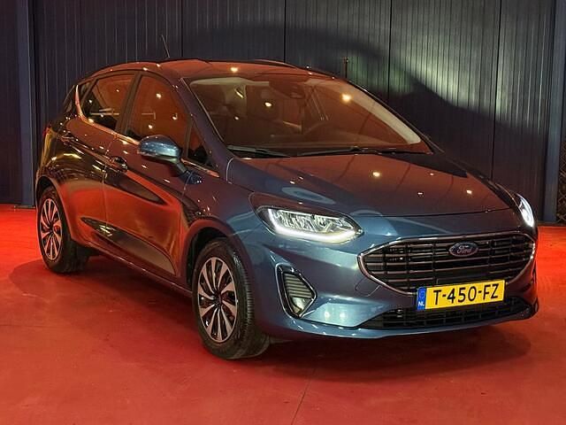Occasion Ford Fiesta Titanium 125 PK (91 kW) 2023 Blauw Hatchback