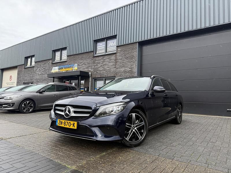 Blauw Gebruikt 2019 Mercedes C180 Business Stationwagen | € 23.999 (Eerlijke prijs) - Afbeelding 1/4
