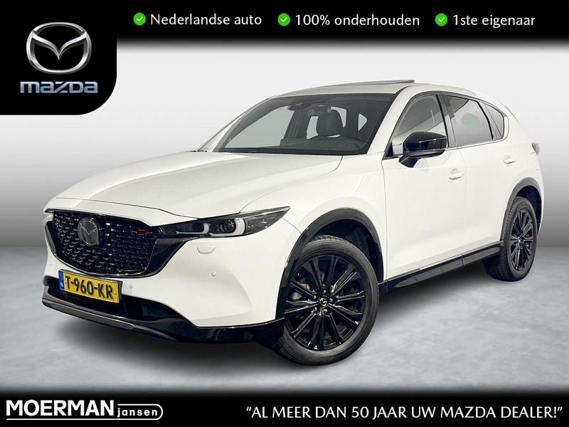 Wit Gebruikt 2023 Mazda CX-5 Homura-Line SUV | € 36.850 (Eerlijke prijs) - Afbeelding 1/4