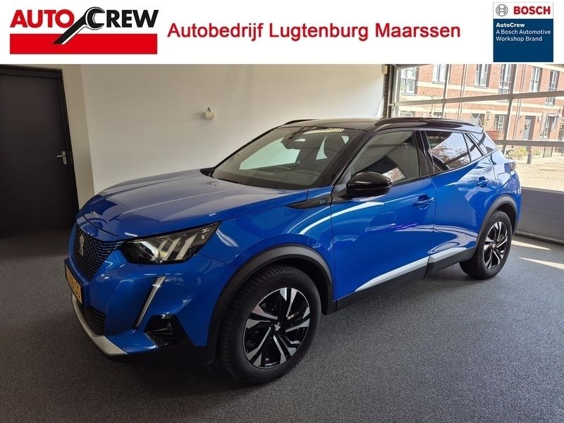 Blauw Gebruikt 2022 Peugeot e-2008 GT-line SUV | € 21.950 (Goede deal) - Afbeelding 1/4