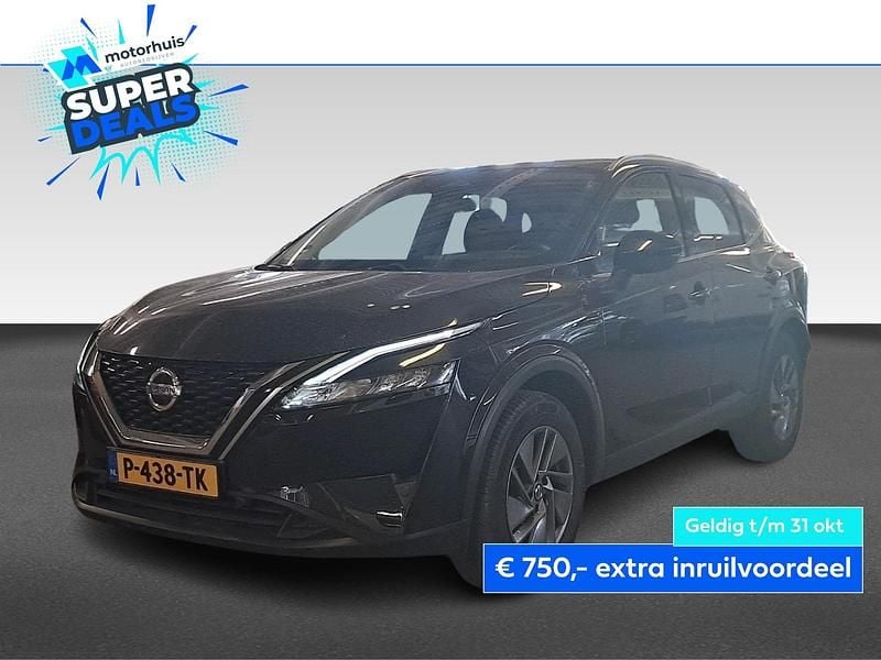 Zwart Gebruikt 2022 Nissan Qashqai Acenta SUV | € 21.985 (Eerlijke prijs) - Afbeelding 1/4