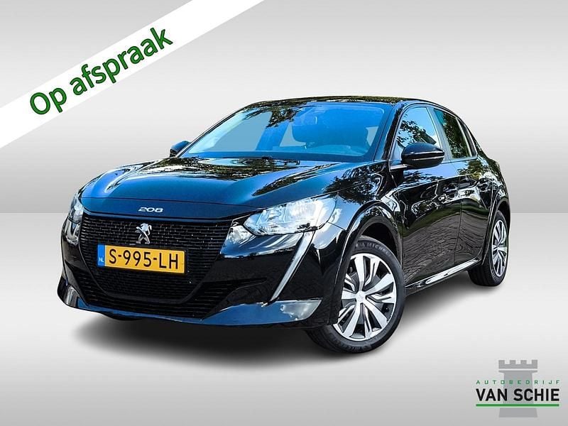 Zwart Gebruikt 2023 Peugeot e-208 Active Hatchback | € 18.900 (Eerlijke prijs) - Afbeelding 1/4