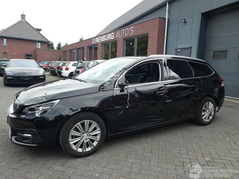 Occasion Peugeot 308 SW Premium 131 PK (96 kW) 2020 Zwart Stationwagen