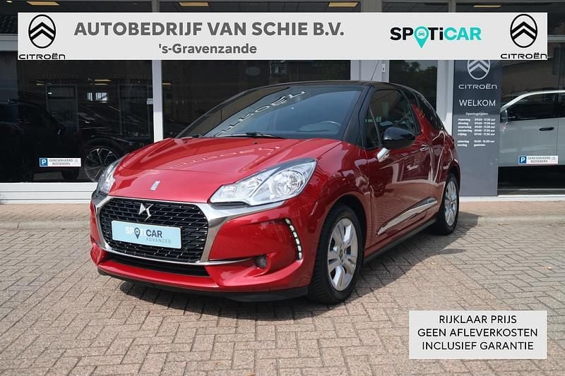 Rood Gebruikt 2016 Citroën DS3 So Chic Hatchback | € 8.950 - Afbeelding 1/4