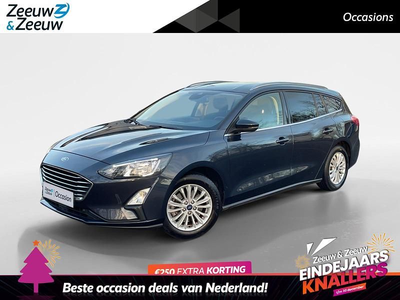 Blue panther (donker blauw) Gebruikt 2020 Ford Focus Business Edition Stationwagen | € 17.445 (Eerlijke prijs) - Afbeelding 1/4