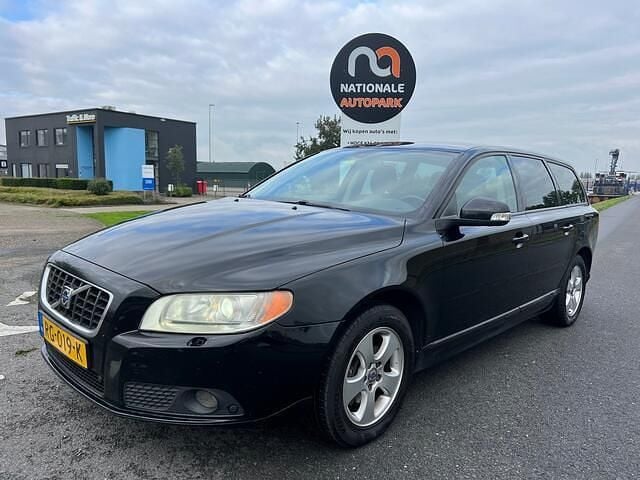 Zwart Gebruikt 2007 Volvo V70 Momentum Stationwagen | € 2.650 (Super prijs) - Afbeelding 1/4