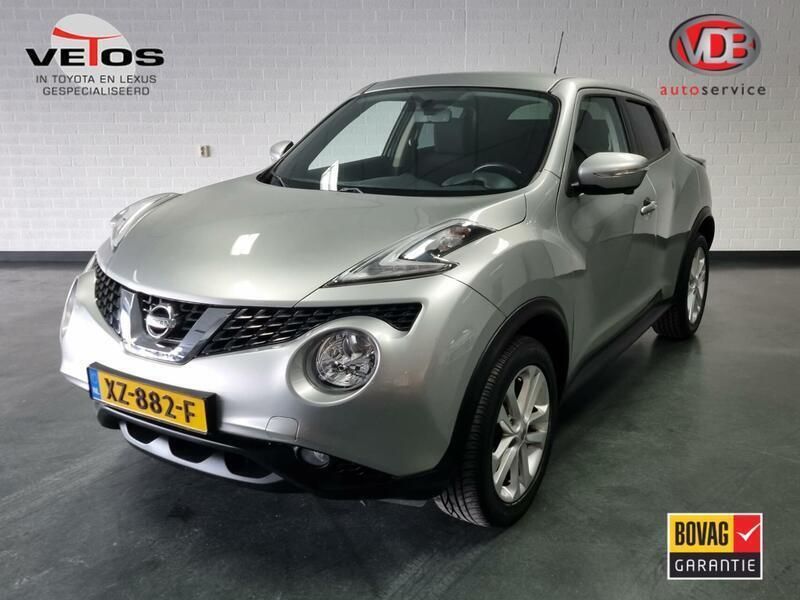 Grijs Gebruikt 2015 Nissan Juke Acenta SUV | € 12.990 (Eerlijke prijs) - Afbeelding 1/4