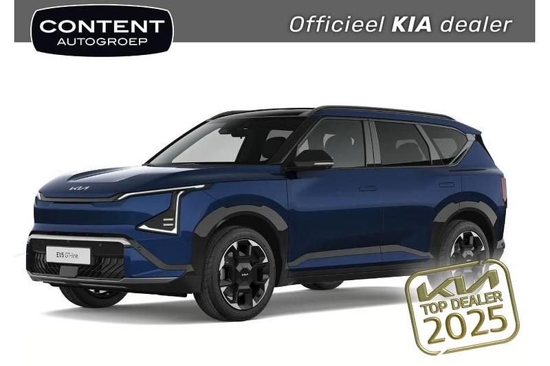 Dark ocean blue (blauw metallic) Nieuw 2025 Kia EV5 GT-Line SUV | € 48.240 (Eerlijke prijs) - Afbeelding 1/4