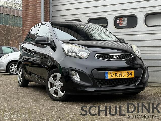 Zwart Occasion 2013 Kia Picanto Comfort Hatchback | € 1.999 (Super prijs) - Afbeelding 1/4