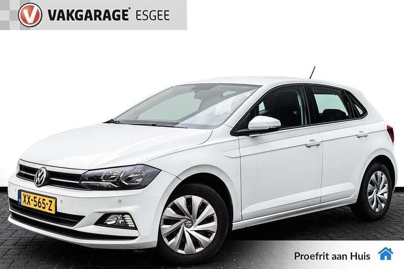 Wit Gebruikt 2019 VW Polo Comfortline Hatchback | € 12.945 (Goede deal) - Afbeelding 1/4